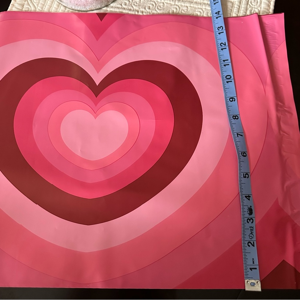 Buy Now 25 Hearts Polymailers Recyclable - Picture 5 of 6
